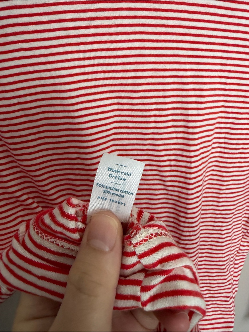 Marine Layer Valerie Striped Long Sleeve Shirt Small - Picture 5 of 5